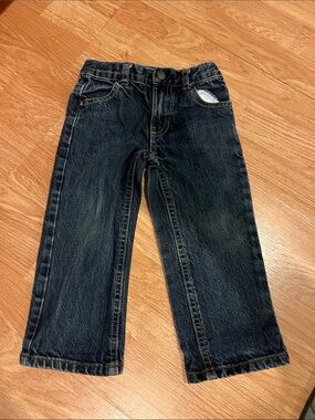 Nautica Boys Dark Blue Straight-Leg Jeans